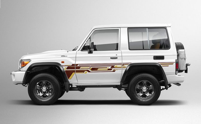 DOHA BODY STRIPES KIT : TOYOTA LANDCRUISER LC71 (2023+)
