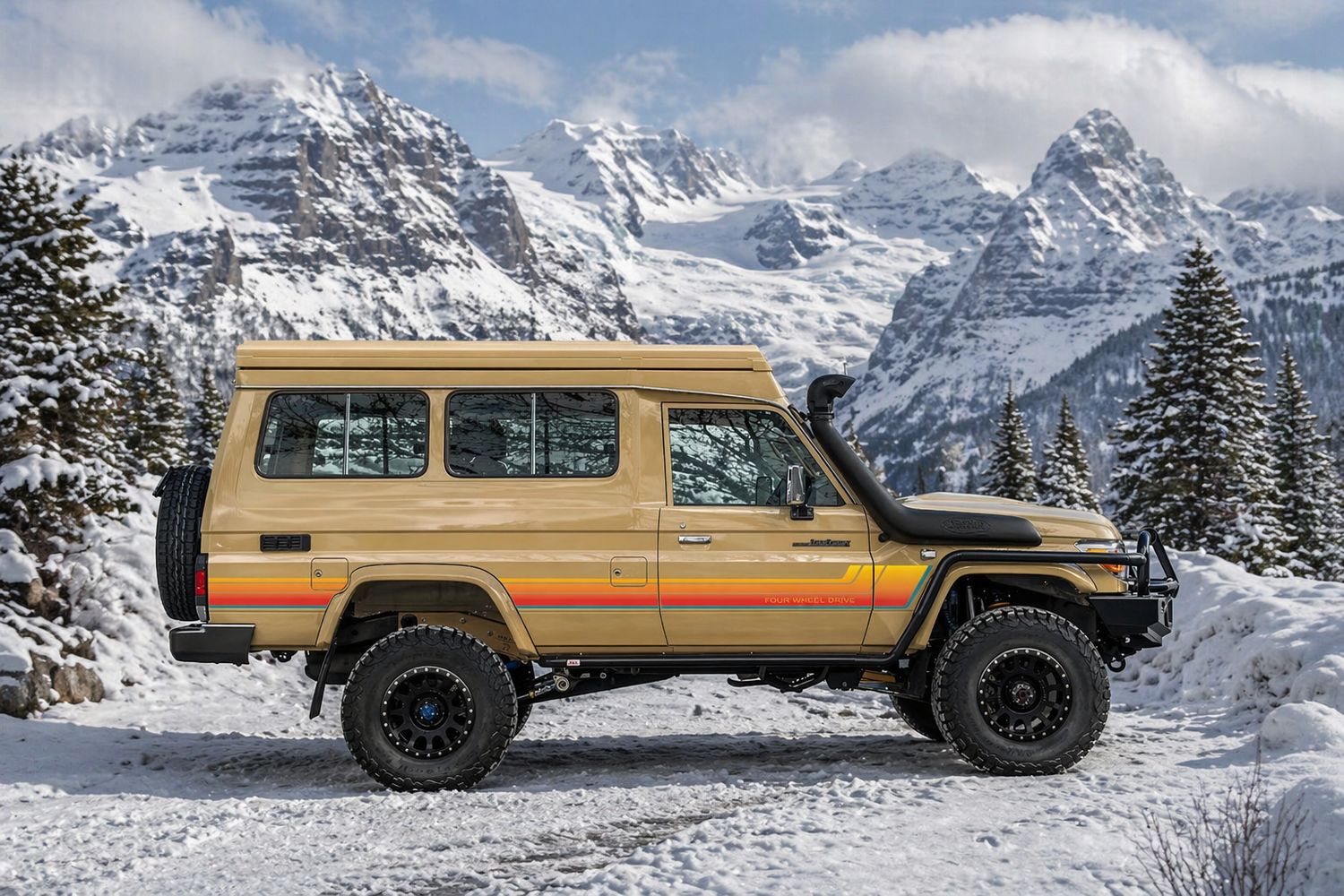 LIL &amp; JAKE EDITION RENMARK BODY STRIPE KIT : 78-SERIES LAND CRUISER (TROOP CARRIER)