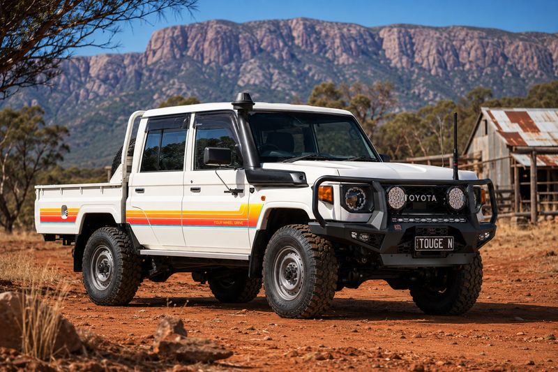 LIMITED-EDITION RENMARK BODY STRIPES KIT : J79-SERIES TOYOTA LAND CRUISER (DUAL-CAB)