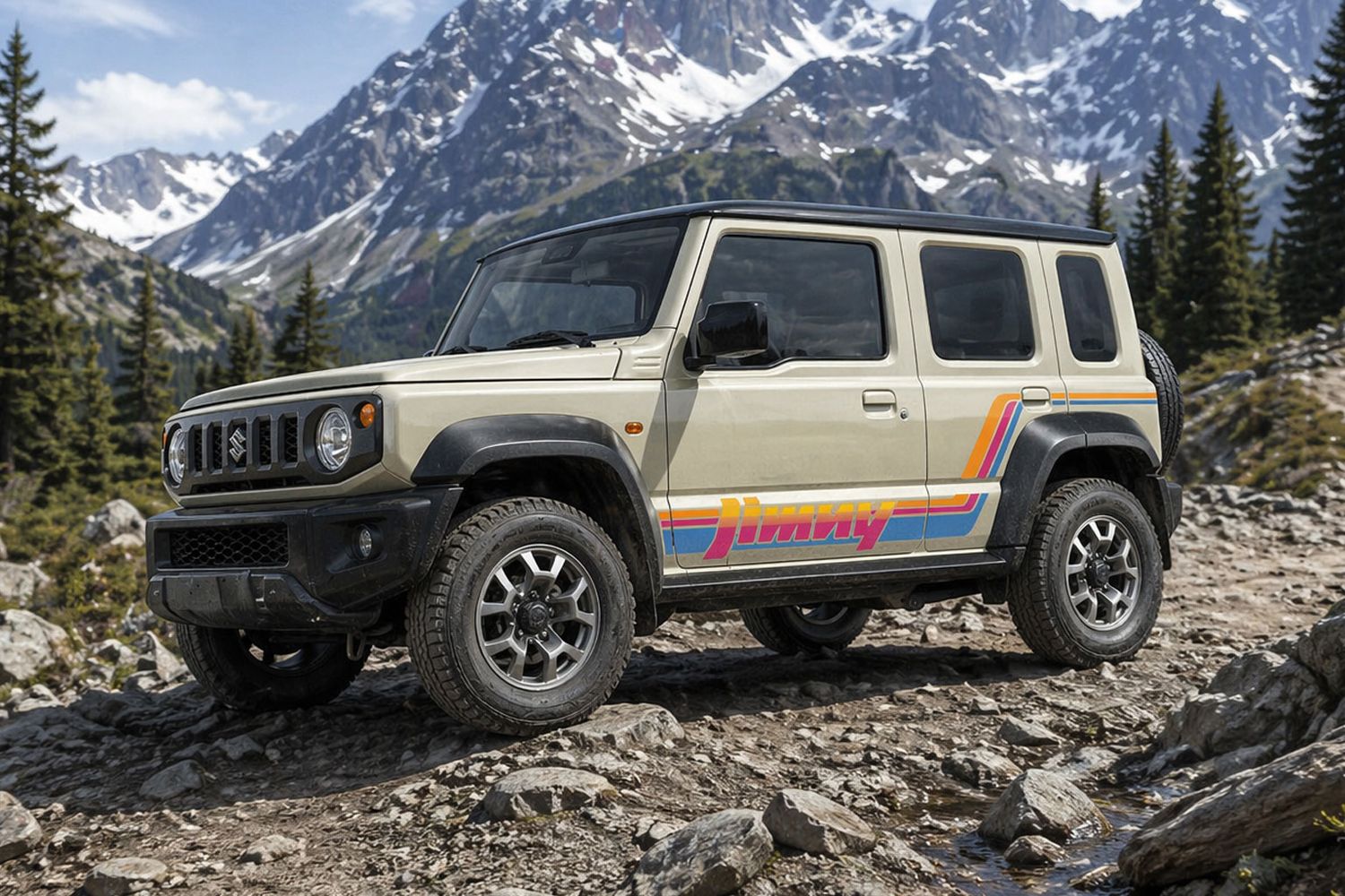 OBERON BODY DECAL KIT : SUZUKI JIMNY XL WAGON (JC74)