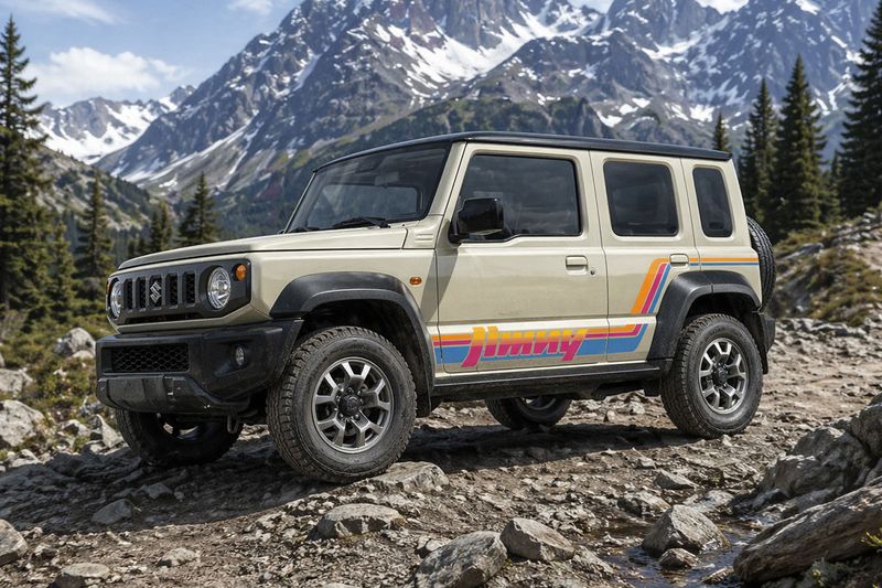 OBERON BODY DECAL KIT : SUZUKI JIMNY XL WAGON (JC74)