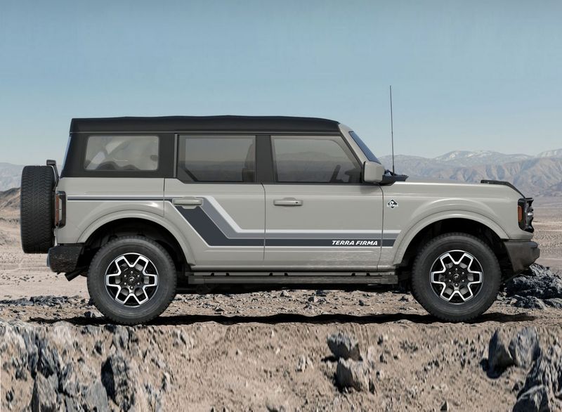 TERRA-FIRMA BODY STRIPE DECAL KIT : 2021+ FORD BRONCO (4-DOOR)