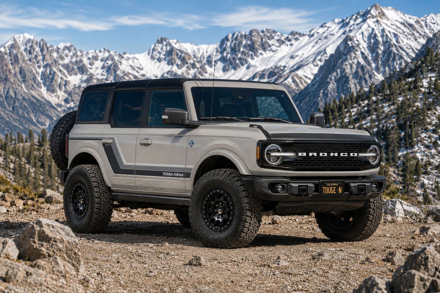 TERRA-FIRMA BODY STRIPE DECAL KIT : 2021+ FORD BRONCO (4-DOOR)