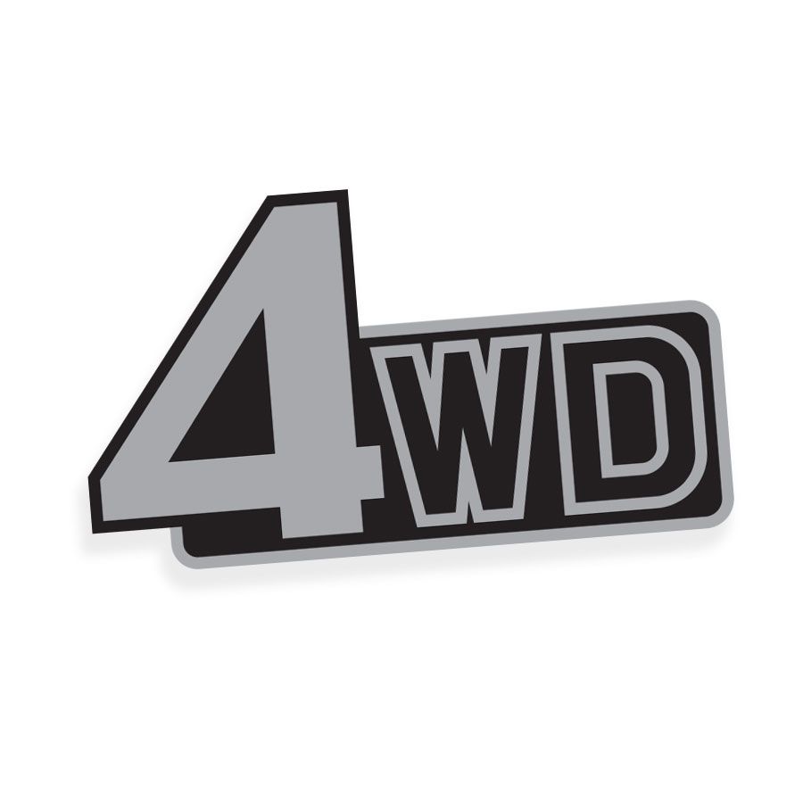 4WD TAILGATE DECAL : J79-SERIES TOYOTA LAND CRUISER (#75471-90K00)