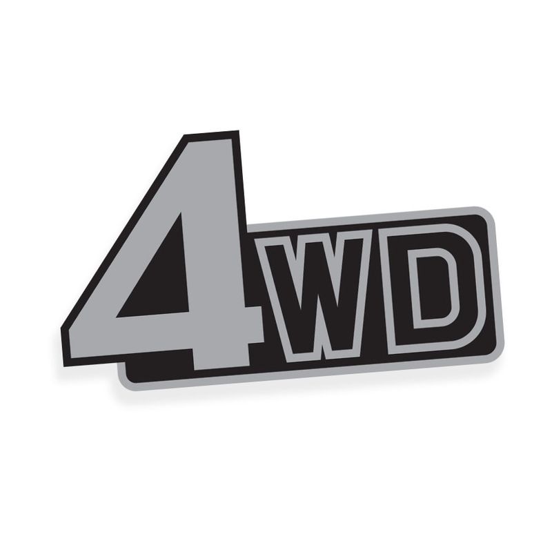 4WD TAILGATE DECAL : J79-SERIES TOYOTA LAND CRUISER (#75471-90K00)