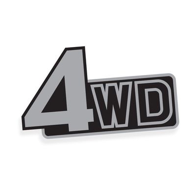 4WD TAILGATE DECAL : J79-SERIES TOYOTA LAND CRUISER (#75471-90K00)