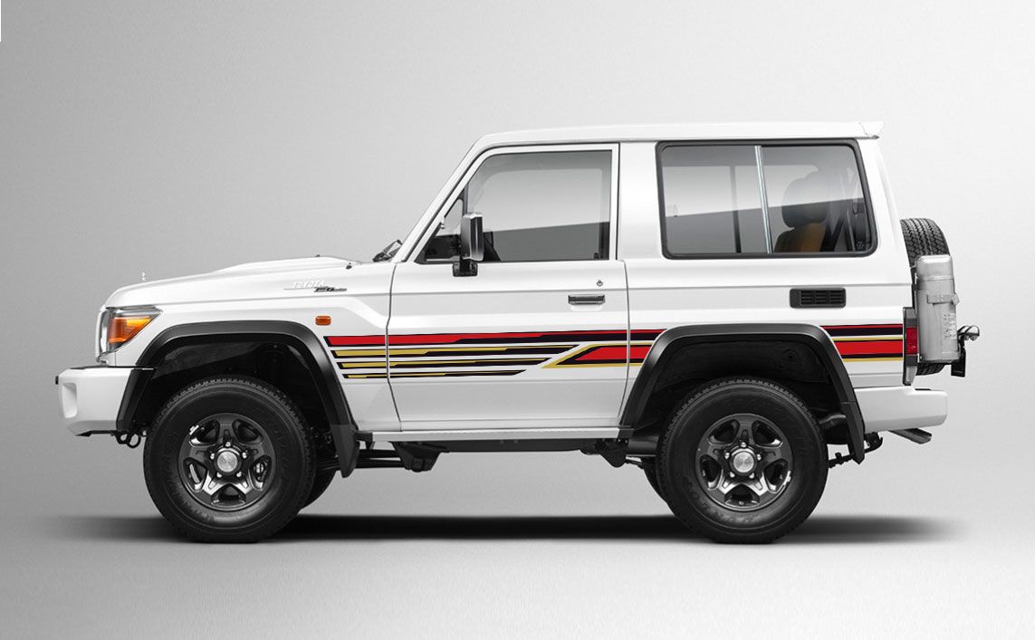 40TH ANNIVERSARY STRIPE KIT : TOYOTA LANDCRUISER LC71 (2023+)