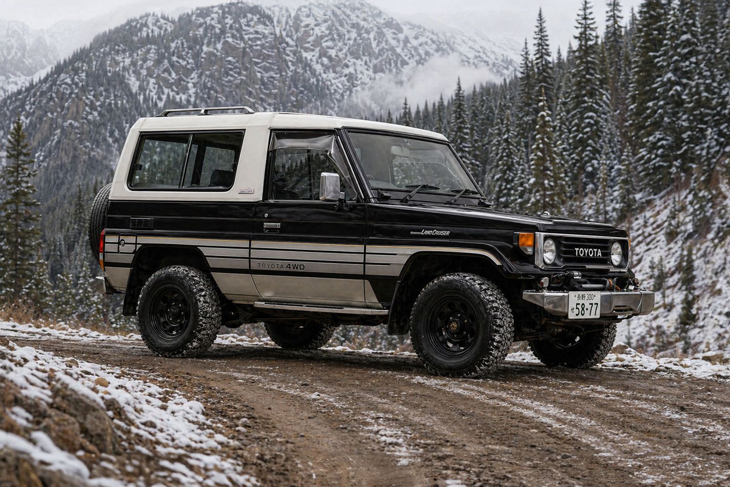 LX SPECIAL-EDITION BODY STRIPE KIT : TOYOTA LAND CRUISER BJ73/BJ74 MWB LAND CRUISER