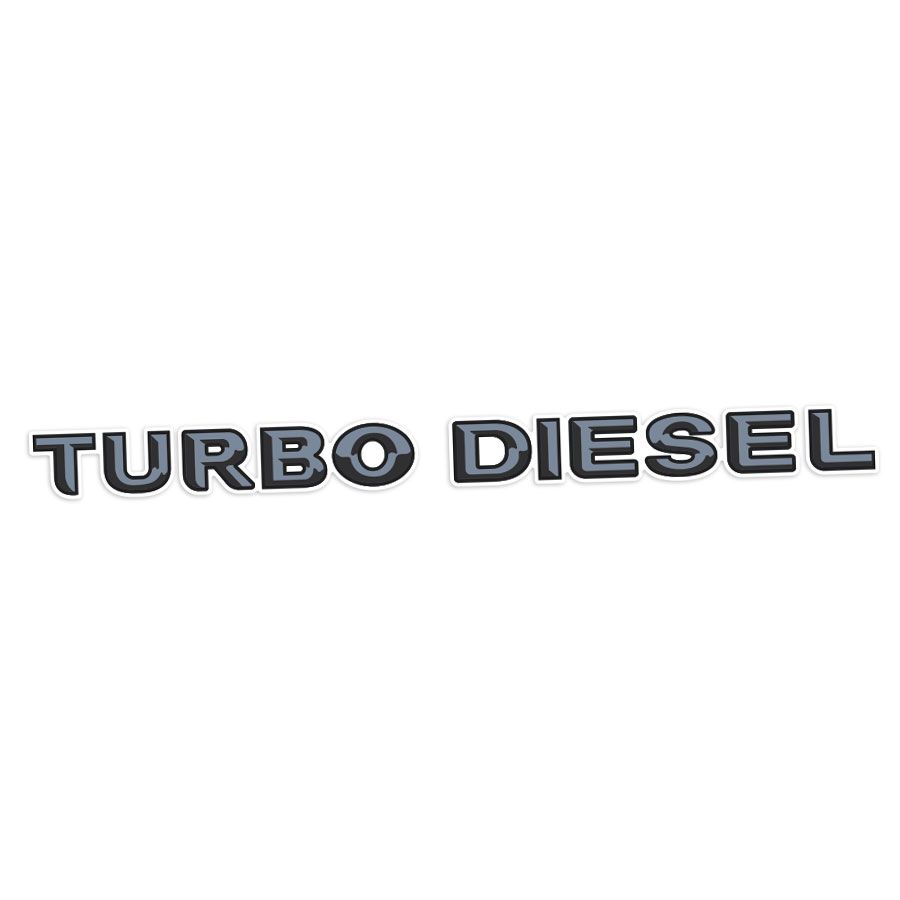 "TURBO DIESEL" TAILGATE DECAL : HOLDEN RODEO (TF)