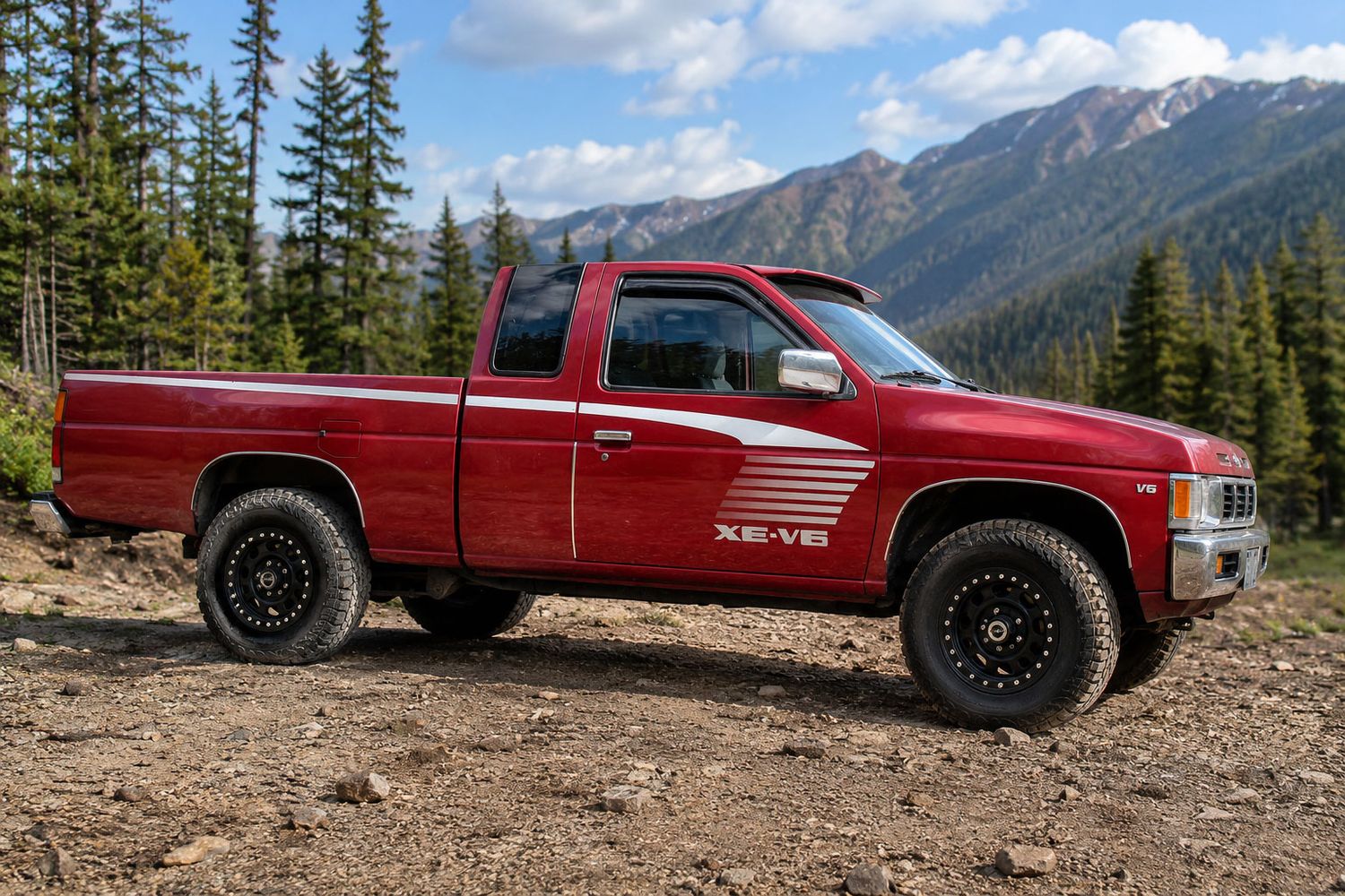 ORLANDO BODY STRIPE DECAL KIT : NISSAN D21 HARDBODY PICKUP (1986-1997)