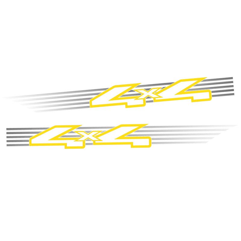 REPRODUCTION 4x4 SIDE OF TUB DECAL SET : FORD COURIER (2004/2005)