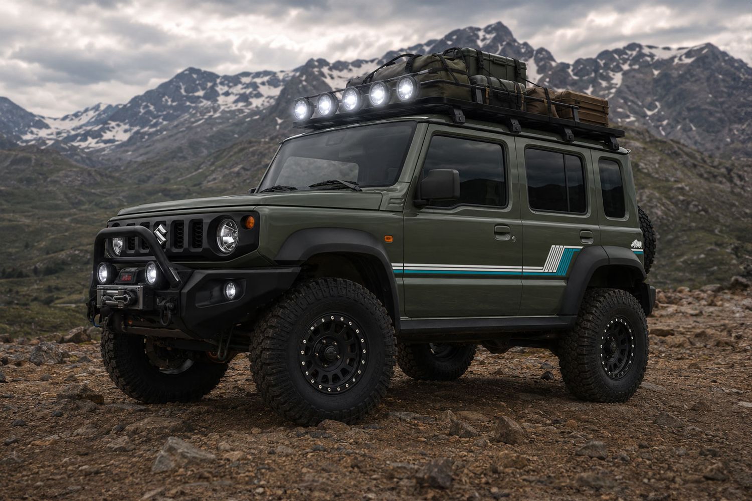 AZTEC BODY DECAL KIT : SUZUKI JIMNY XL WAGON (JC74)