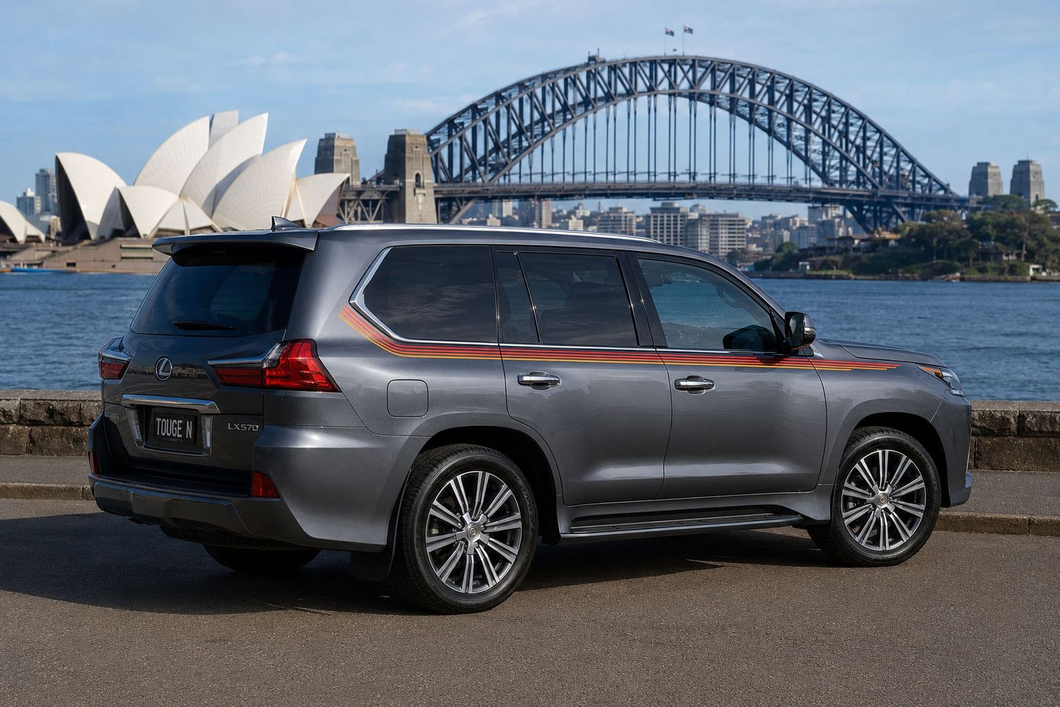 NEWTOWN-LITE BODY STRIPES KIT : LEXUS LX570 (2015–2021)