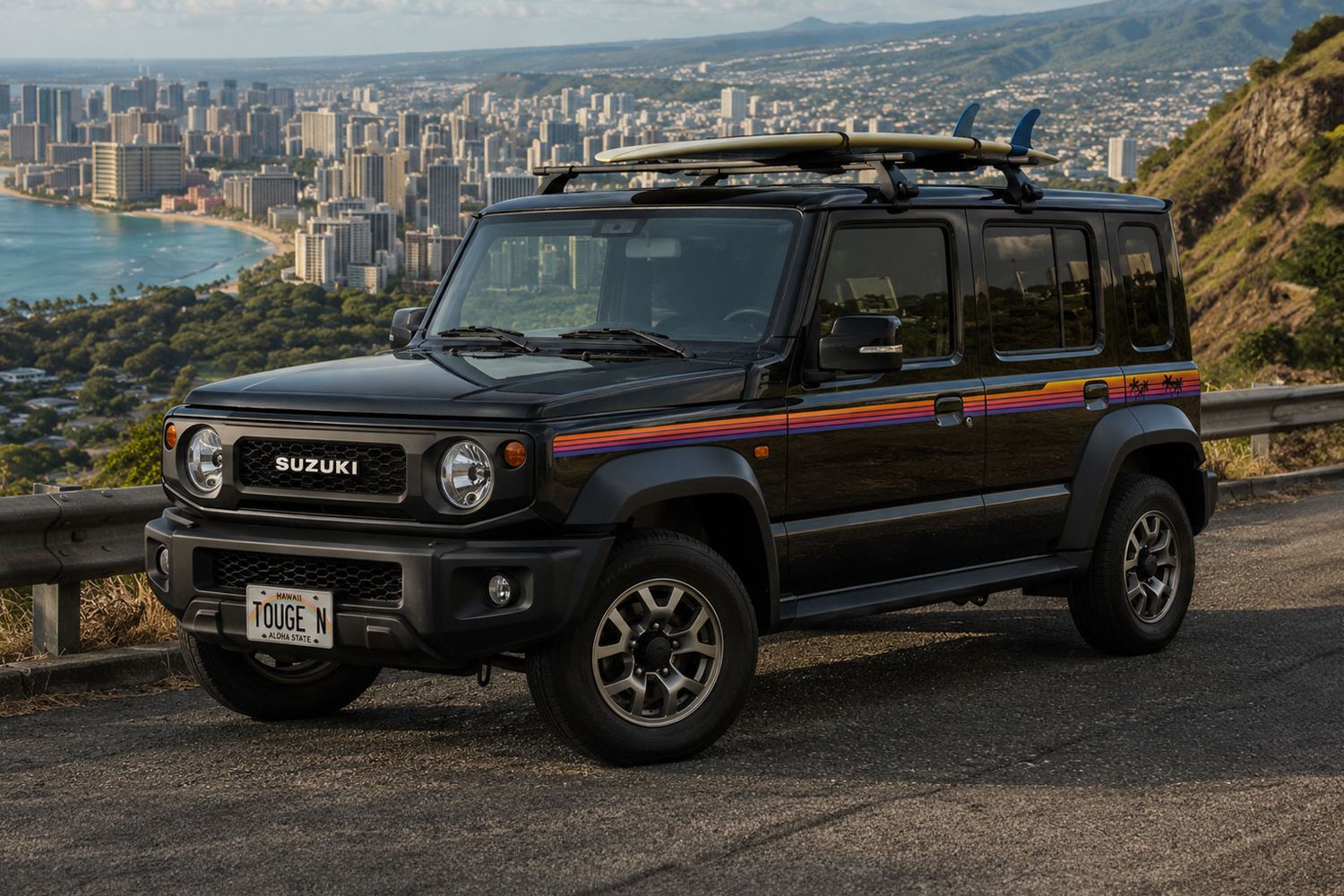 HONOLULU BODY DECAL KIT : SUZUKI JIMNY XL WAGON (JC74)