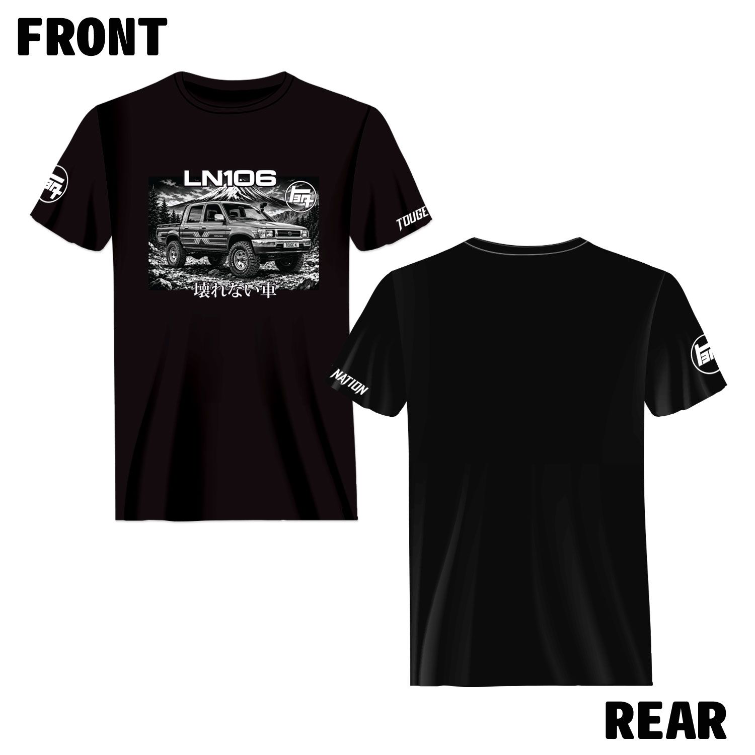 "INDESTRUCTIBLE" HERITAGE T-SHIRT : TOYOTA HILUX LN106