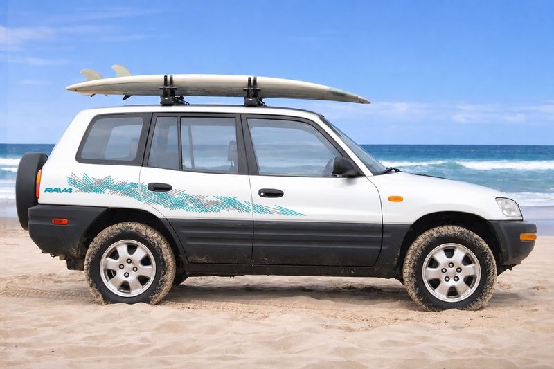 WHITEHAVEN BODY DECAL SET : TOYOTA RAV4 (1994-2000) (XA10)