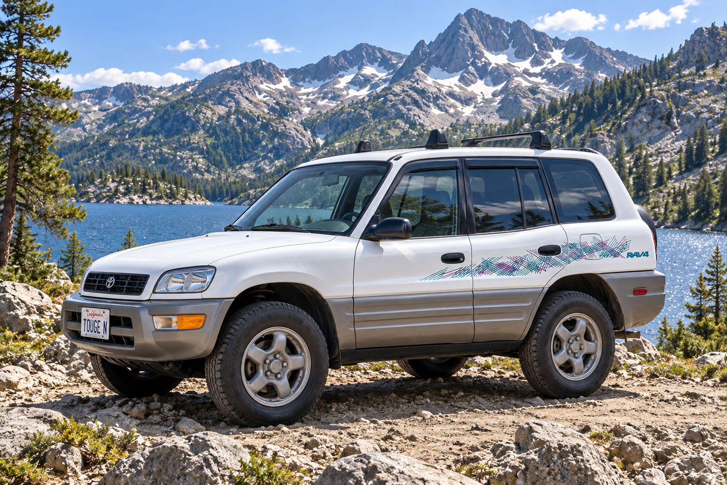 WHITEHAVEN BODY DECAL SET : TOYOTA RAV4 (1994-2000) (XA10)