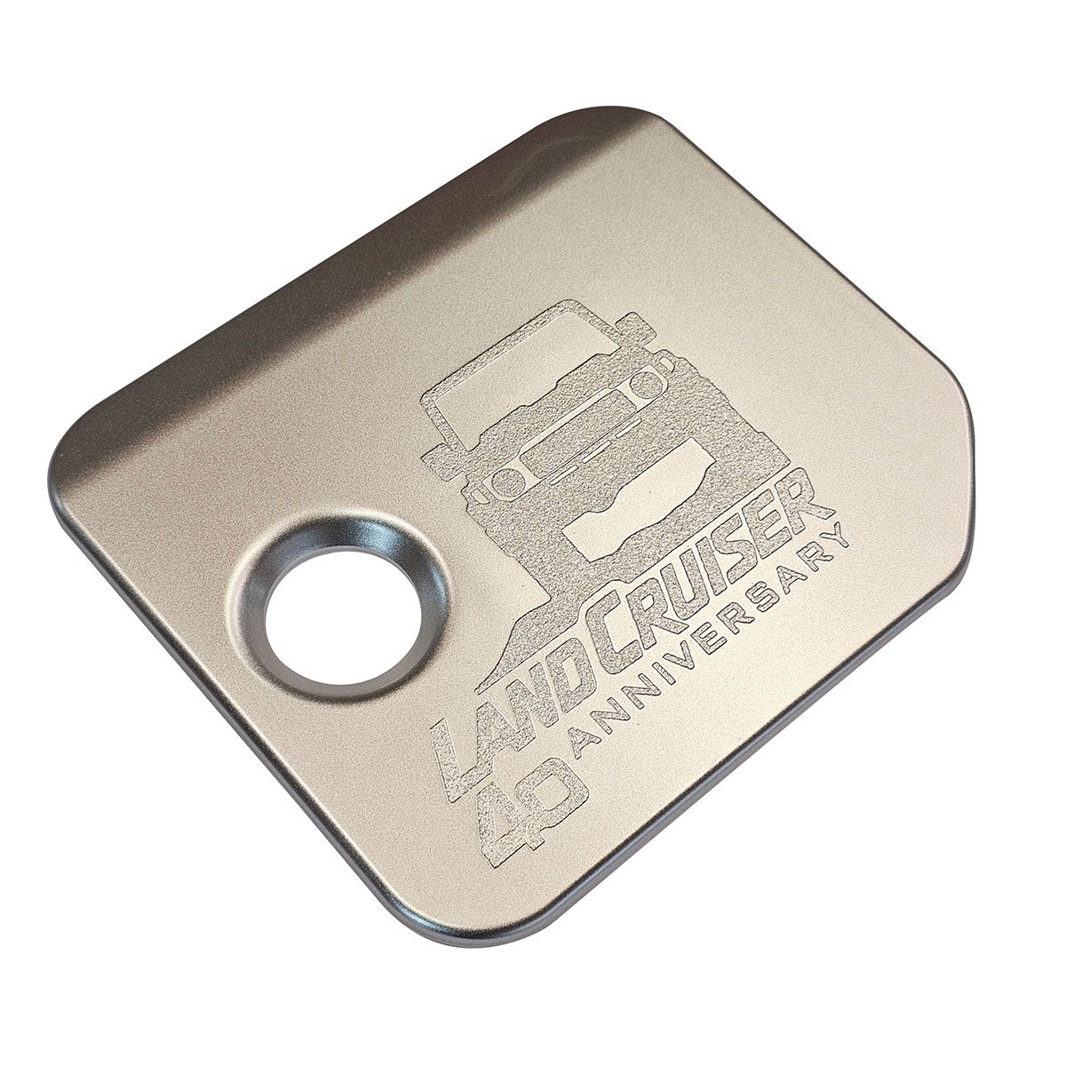 40TH ANNIVERSARY COMMEMORATIVE FUEL DOOR COVER : 70-SERIES LAND CRUISER