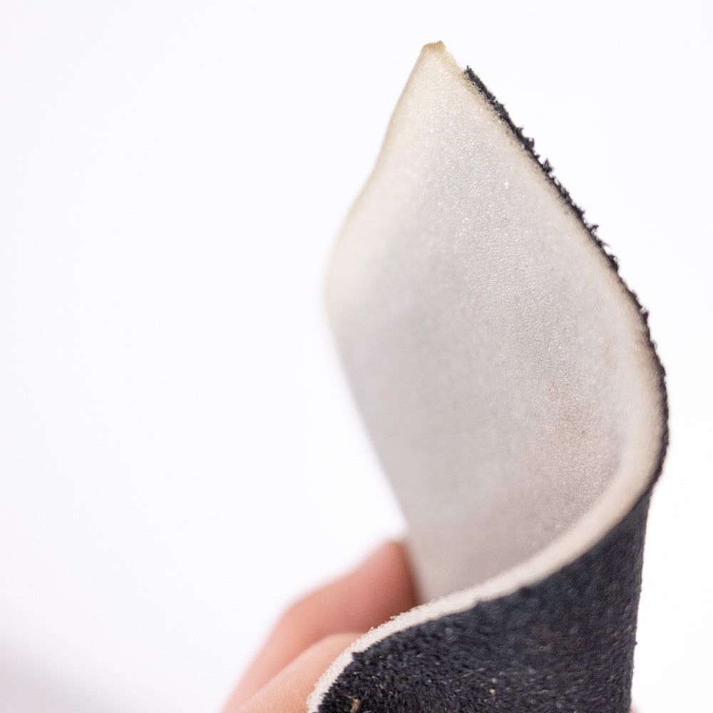 Automotive Black Suede Foam Backed Material
