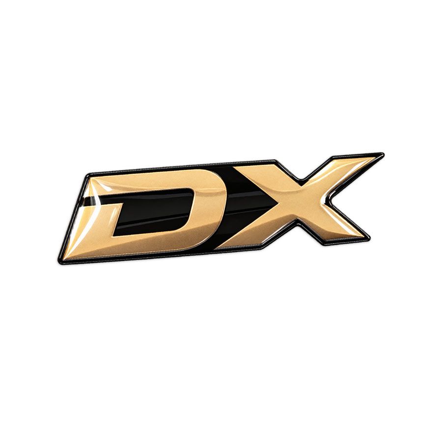 DX RESIN-COATED REAR EMBLEM : 80-SERIES TOYOTA LAND CRUISER