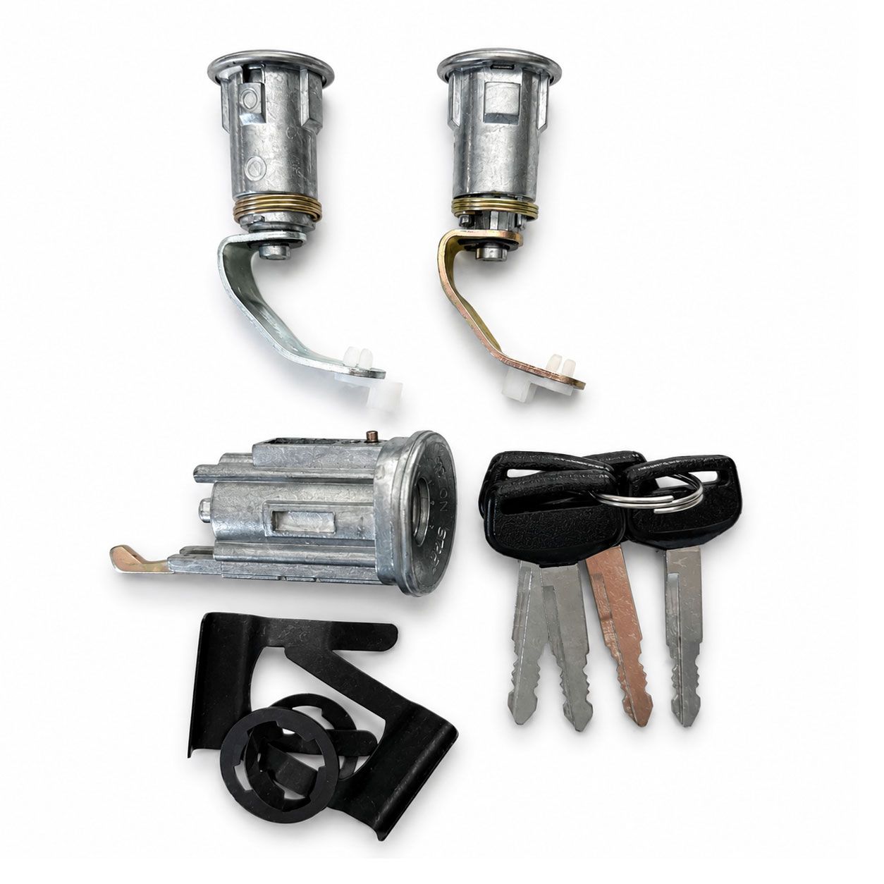 DOOR &amp; IGNITION LOCK CYLINDER SET :  TOYOTA LAND CRUISER 60-SERIES (WITH STEERING COLUMN LOCK)