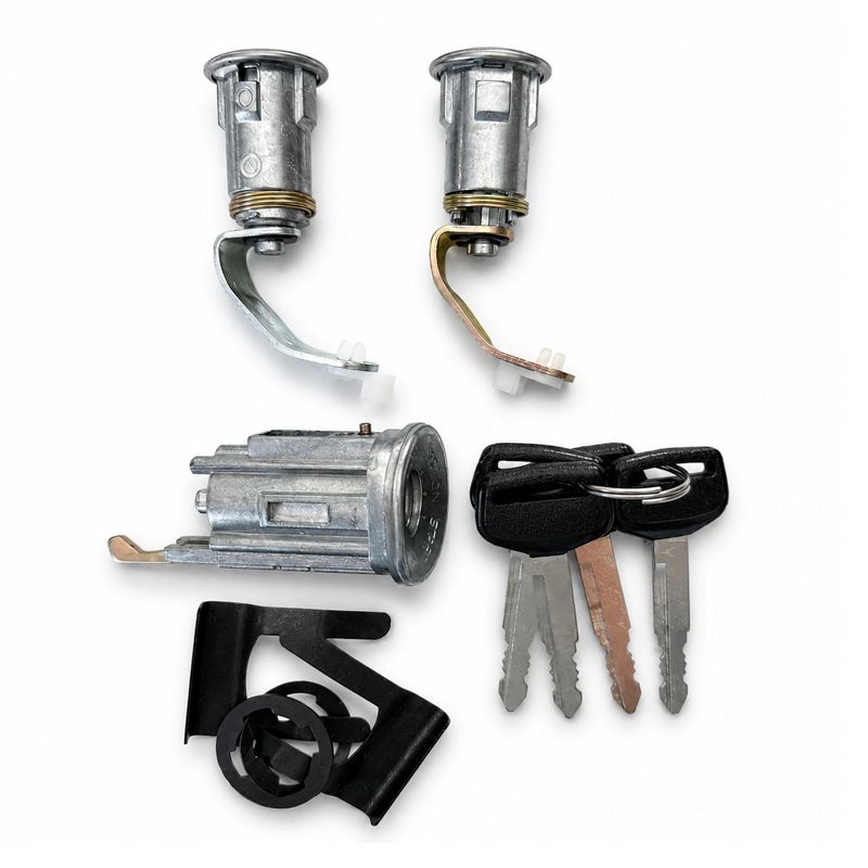 DOOR &amp; IGNITION LOCK CYLINDER SET :  TOYOTA LAND CRUISER 60-SERIES (WITH STEERING COLUMN LOCK)