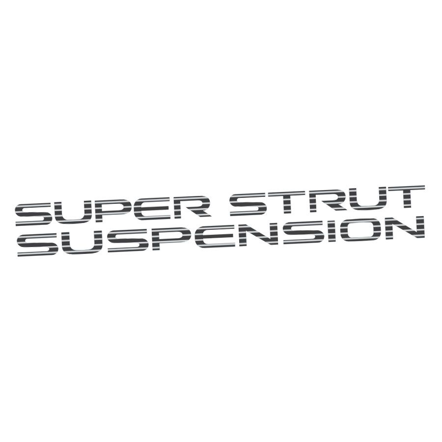 SUPER STRUT SUSPENSION SIDE DECAL : TOYOYA COROLLA LEVIN / SPRINTER TRUENO (AE111)