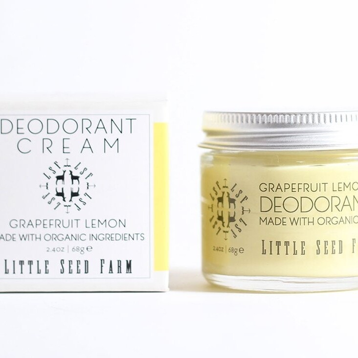 All-Natural Grapefruit Lemon Deodorant Cream
