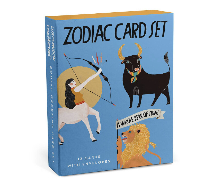 Boxed cards zodiac set 