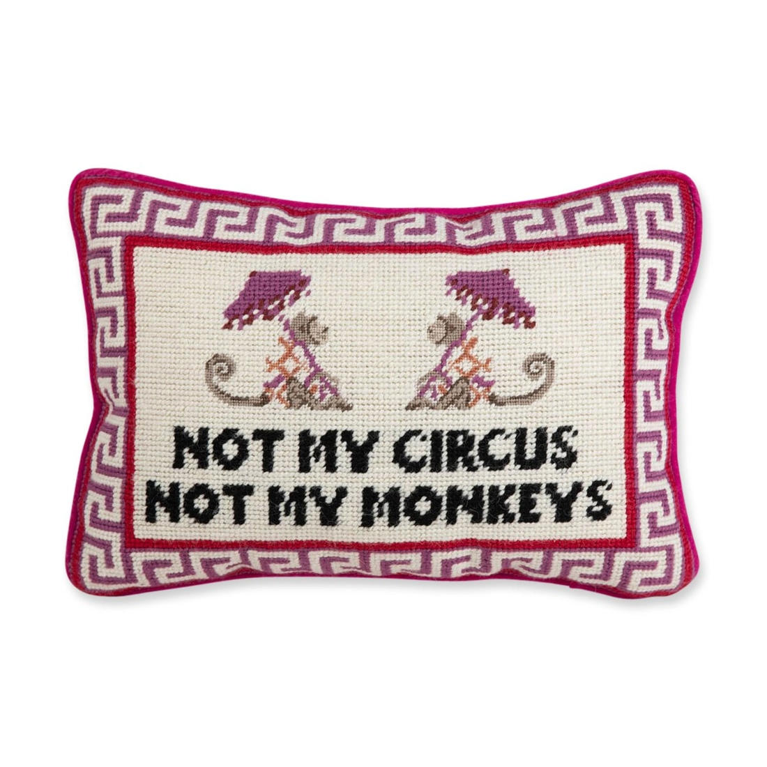 Not my circus pillow 