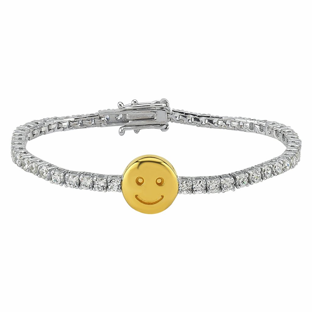 L-BLK-403 smiley bracelet