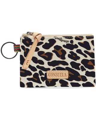 Consuela Mona Brown Leopard Pouch