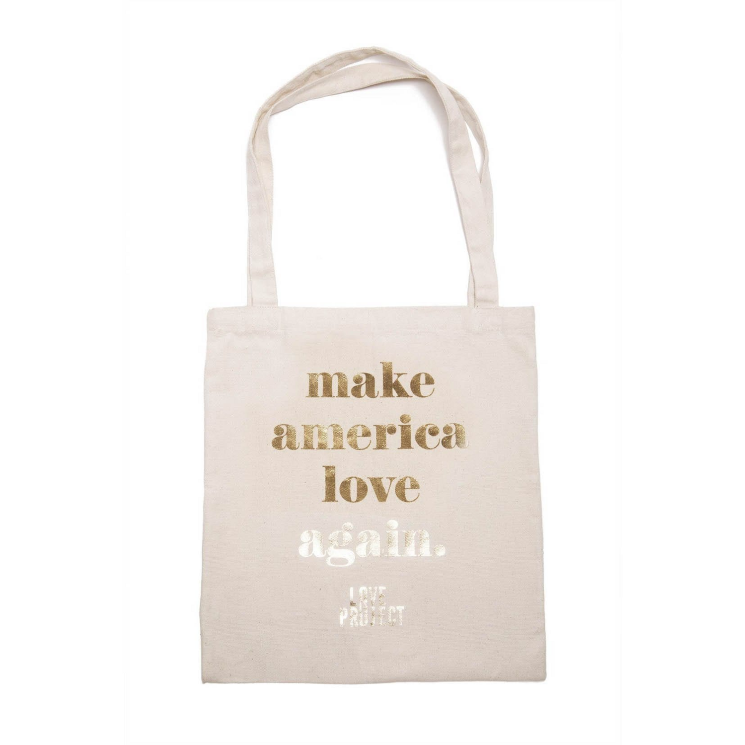 Make America love again tote bag