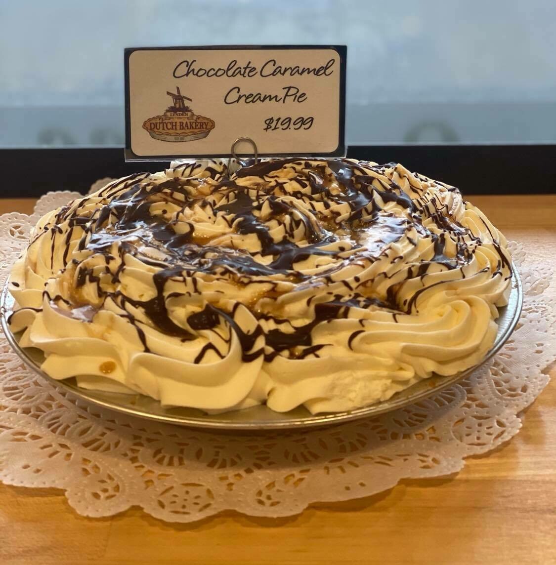 Chocolate Caramel Cream Pie