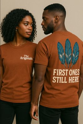 First Ones. Still Here.” Heritage Tee (Unisex)