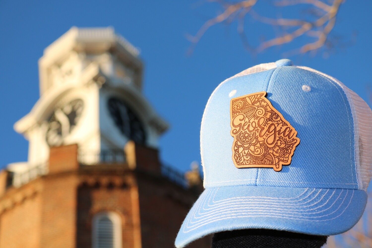 Georgia State Patch Mandala Design