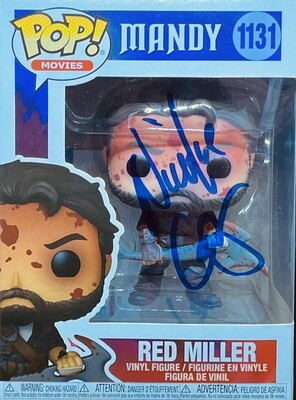SIGNED Funko Pop #1131- Nicholas Cage: Red Miller From Mandy