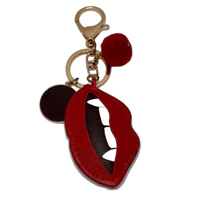 Vampire Lips Keychain