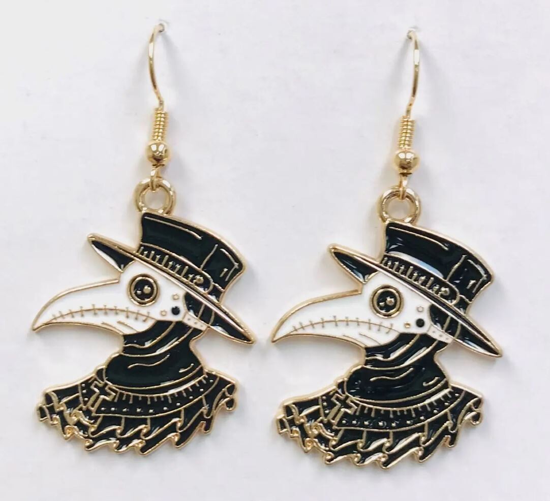 Plague Doctor Earrings