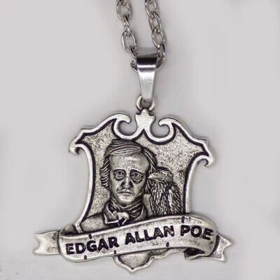 Large Edgar Allan Poe Necklace