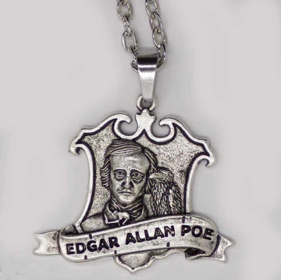 Small Edgar Allen Poe Necklace