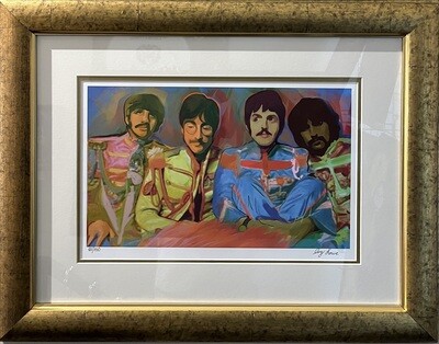 Beatles Sgt Pepper Giclee Print- #61/150 Signed By Ivy Lowe