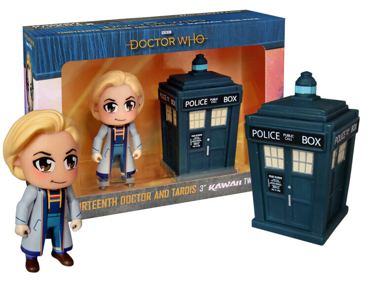 Doctor Who- 13th Doctor And Tardis 3&quot; Kawaii Twin-Pack