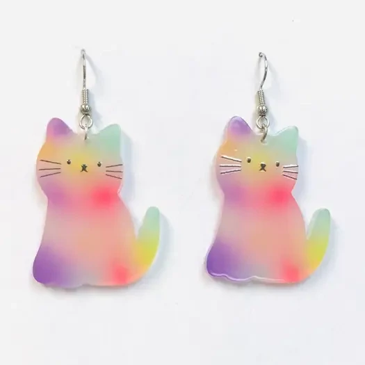 Jelly Cat Earrings