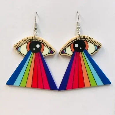 Rainbow Eyes Earrings