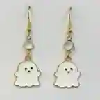 White Cutie Ghost Earrings