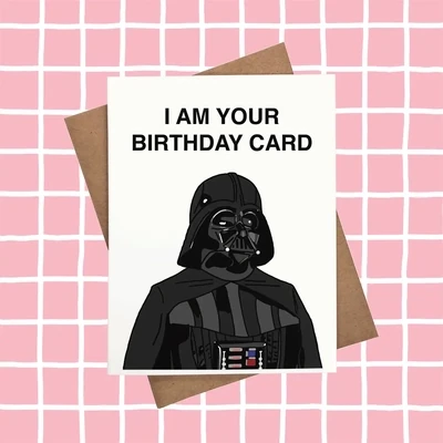 Darth Vader Birthday Card