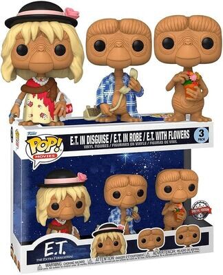 Funko Pop 3 Pack: E.T.