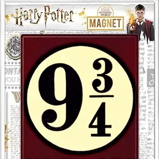 Harry Potter 9 3/4 Carded Magnet