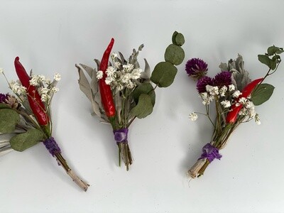 La Malicia Mini Floral Smudge Stick La Malicia Mini Floral Smudge Stick